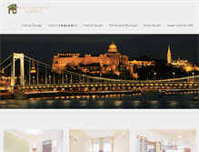 Tablet Screenshot of apartment-budapest-rent.com